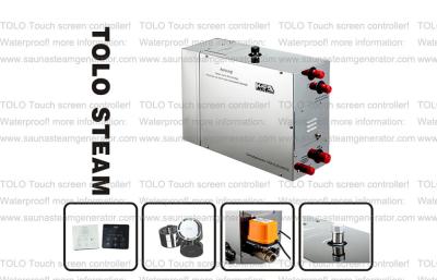 China Automatic Drain Valve Spa Steam Generator 220V 3.0Kw withTouch Screen Controller for sale