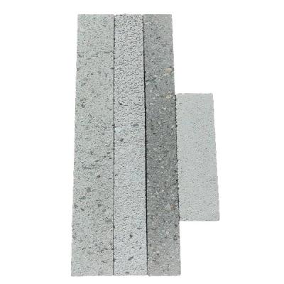 China Corner Bricks White Cement Artificial Stone Strip Brick Tile Exterior Wall Thin Decorative Terrazzo for sale