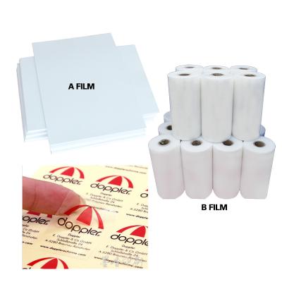 China High Quality New Sinamay 2022 Dtf UV Film Plate A3+B Film A3+B Film 0.3*100m/roll For UV Printer for sale