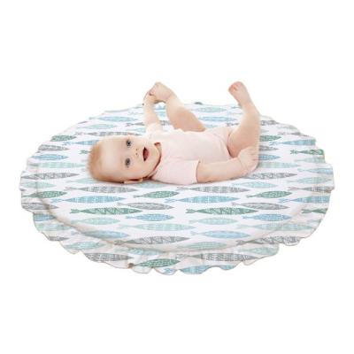 China Honeymoon Cozy 3D Printed Custom Foldable Baby Game Activity Gym Play Mat Kids Crawling Mat For Floor for sale