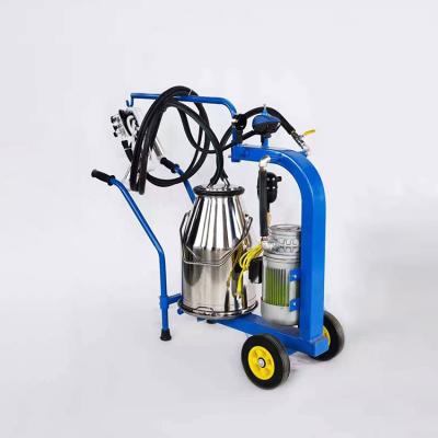 China Easy operation milking machines with moving vehicle for sale