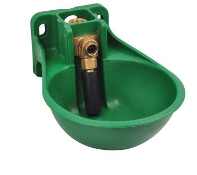 China 2.6L Eco - Friendly Plastic Cattle Horse Water Bowl With Brass Tube for sale