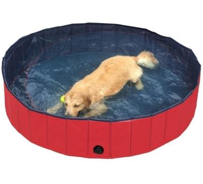 China Viable Movable Collapsible Dog Bath Pool Tub Dog Pool for sale