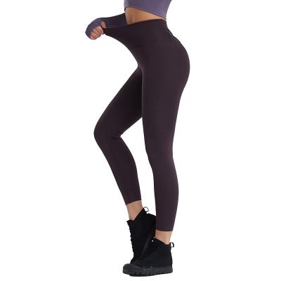 China Solid Color Workout Yoga Pants Promotional Comfortable Breathable Sublimation Yoga Gaiters for sale