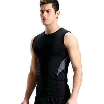 China Breathable Polyester Singlet Training Fitness Wear Mens Tank Mens Sportswear Top Top for sale