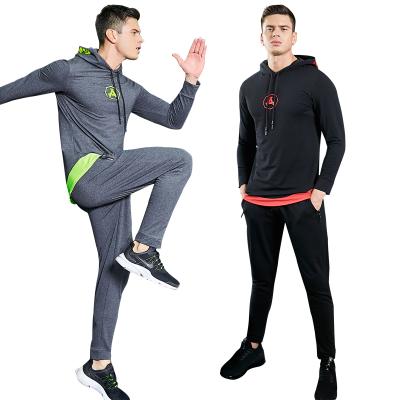 China Breathable Polyest Spandex Men's Sportswear Set Hot Selling Running Men's Sport Suit Shirts Mens Sportswear for sale