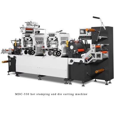 China Label Printing Machinery MDC-330 XPX Adhesive Label Die Cutting Machine for sale