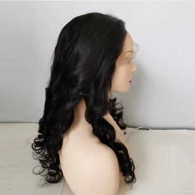 China Body Wave 150% 180% HD Lace Up Volume Factory Price Full Loose Wave Lace Front Wig On Sale for sale