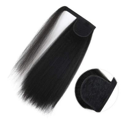 China Body Wave Ready To Ship Stock Unprocessed 100% Brazilian Remy Hair Ponytails Hair Extensions for sale