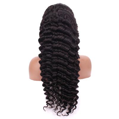 China Top Grade Deep Wave Fast Delivery 30 Inch Deep Wave Wig Lace Frontal Headband for sale