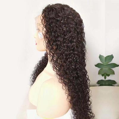 China 2020 Wholesale Cheap Brazilian Lace Front Human Hair Full Lace Wig Deep Wave Body Wave Wig for sale