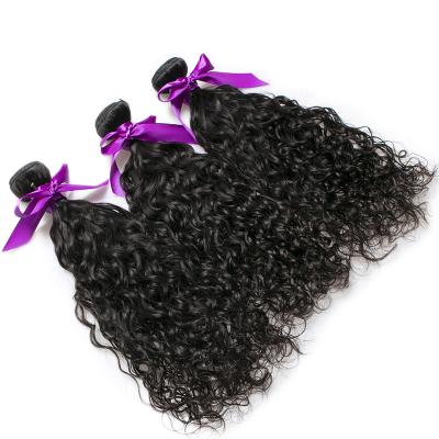 China Cheap Water Wave Hair Bundles With Closure Hair Weave for sale