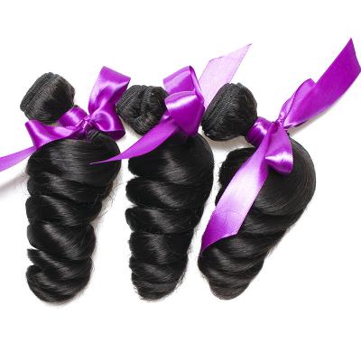 China Wholesale Unprocessed Loose Wave Brazilian Virgin Hair Loose Wave Bundles for sale