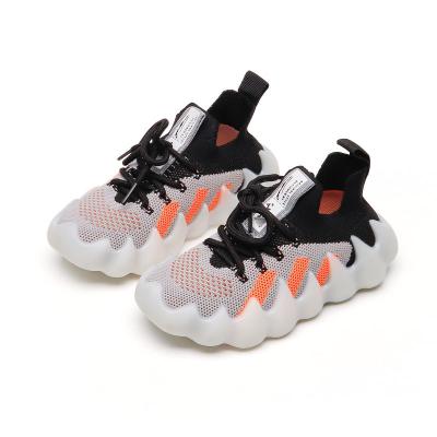 China Shangzhou OEM Sepatu Olahraga Summer Mesh Breathable Octopus Coconut Shoes Flat Sneakers Shoes Kids for sale