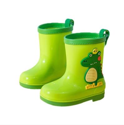 China New Arrival Cartoon Raincoat Comfortable Colorful Kids Waterproof Rain Boots for sale