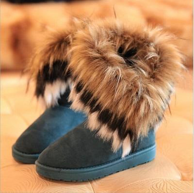 China Fashion Winter Warm Ankle Boots Design Long Winter Fur Round Snow Keeping Women's Autumn Winter Boots for sale