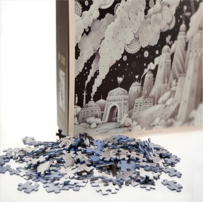 China Cartoon Toy New Innovative Product Custom Adult Brain Training Game1000 Pieces Cardboard Jigsaw Puzzles for sale