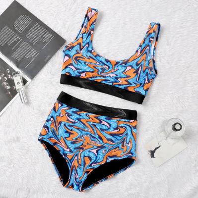 China Designer Swimsuits Famous Brands Luxury Swimwear Inspired Triangle Bikini Swimwear Breathable Swimwear For Women for sale