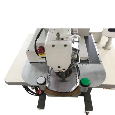 China High Efficient Felt Hat Cap Label Computer Pattern Industrial Sewing Machine Manufacturing Plant for sale