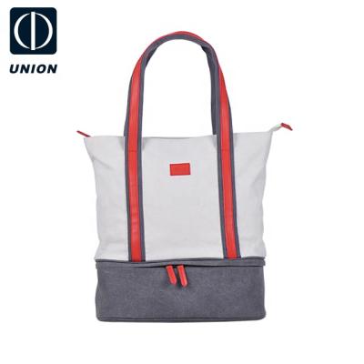 China Multifunctional Fashion Large Capacity Diaper Bag Travel Tote Bags Durable Canvas Wholesale Manufacturer Mummy Bag for sale