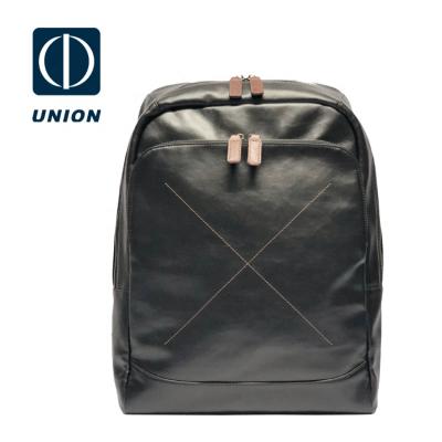 China Vintage Waterproof PU Leather Backpack Luxury School Bag With Laptop Compartment Kids Backpack for sale