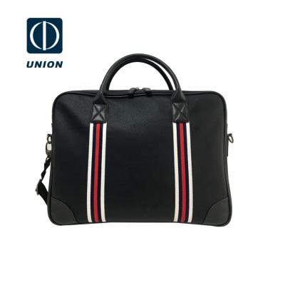 China Durable Black PU Fashion Leather Briefcase Tote Bag Manufacturer for sale