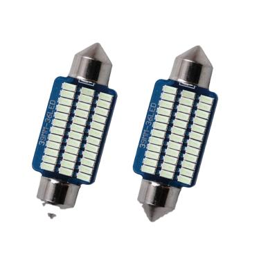 China License plate lights 31mm 36mm 39mm 41mm C5w 4014 led smd interior indicating dome lamps scallop led C5w for sale