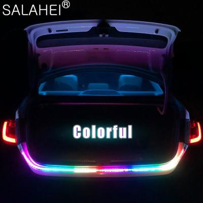 China 120CM RGB Colorful Dynamic LED Car LED Flooding Tail Lamp Led Trunk Strip Light 120cm/150cm for sale