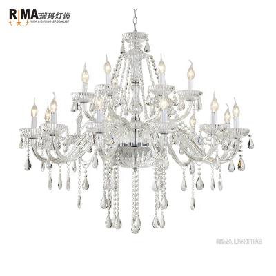 China Unique Factory Supplier Large Art Crystal Chandelier Large Modern Crystal Hotel Lobby Chandelier With Long Service Life for sale