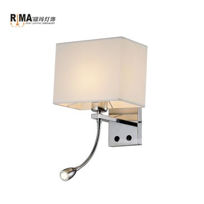 China Decorative Rima Lighting Modern Hotel Led Wall Lamp For Indoor for sale