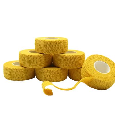 China High Elasticity 2.5cm*4.5m Medical Sports Pamper Dressing Finger Non-woven Self-adhesive Elastic Adhesive Bandage Cohesive Bandage for sale