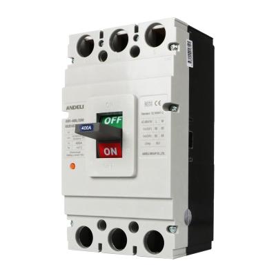 China ANDELI AM1-400L/3300 Series Cast Case Circuit Breaker 250amp Circuit Breaker Price mccb AM1-400L/3300 for sale