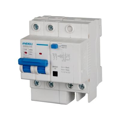 China ANDELI ADB3-63LE-2P mcb circuit breakers ADB3-63LE for sale