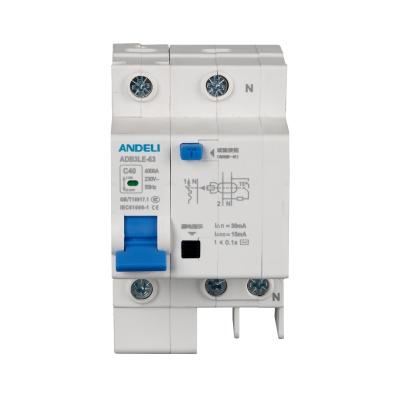 China ANDELI ADB3-63LE-1P mcb circuit breakers ADB3-63LE for sale