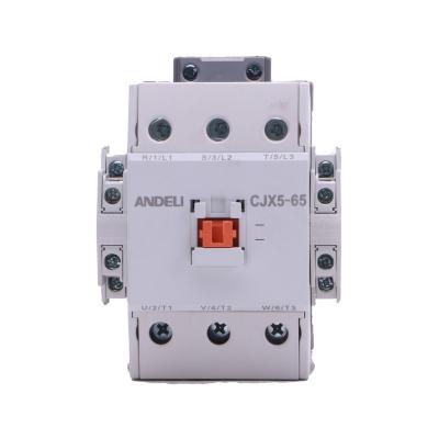 China ANDELI CJX5-65 65A 380V/220V Magnetic AC Contactor Brand CJX5-65 for sale