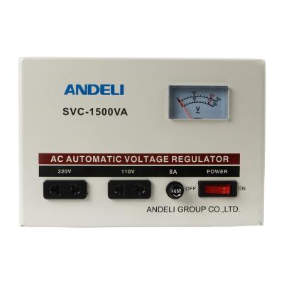 China SVC ANDELI SVC-1500VA Automatic Voltage Stabilizer for sale