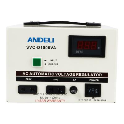 China SVC Home Voltage Stabilizer SVC-D1000VA 1KW ANDELI Group for sale