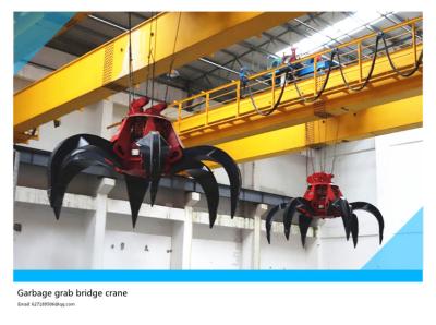 China China's high quality and low price 30 ton garbage grab bridge double beam crane, power plant double beam crane, grab dou for sale