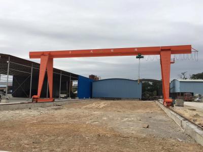 China MH type 6 ton general gantry crane, gantry crane, main girder box support leg gantry crane, rail type small crane for sale