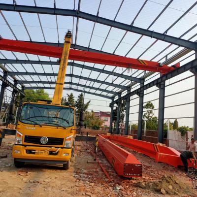 China LD electric single beam bridge crane,10T truss, electric crane, steel wire electric hoist for sale