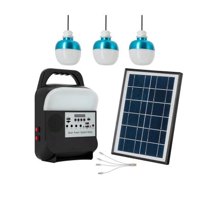 China El nuevo diseño de iluminación solar portátil de los equipos llevó bulbos con el panel solar en venta