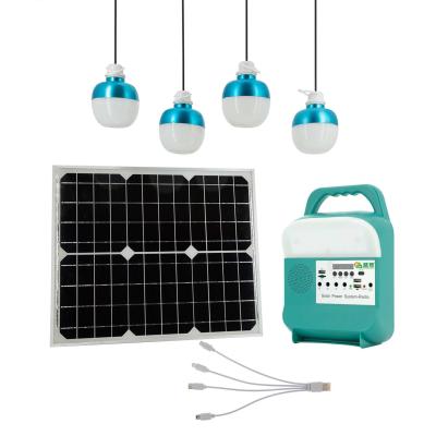 China Mini Kit de Gerador Solar Portátil Iluminação Residencial Central de Energia Solar para Camping à venda