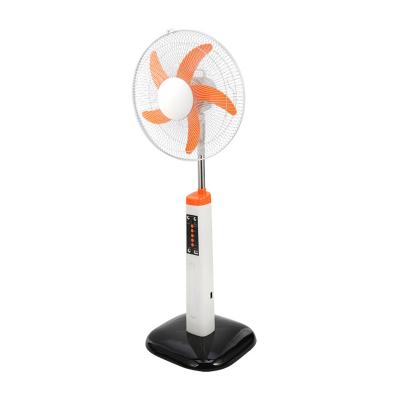 China 16 Inches Solar Powered Fan With 5th Gear USB / DC Interfaces Camping for sale