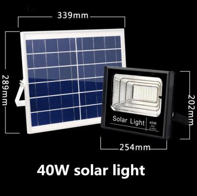 China 6500k 63PCS LED 20000MAH Flood Solar Light 40W IP67 for sale