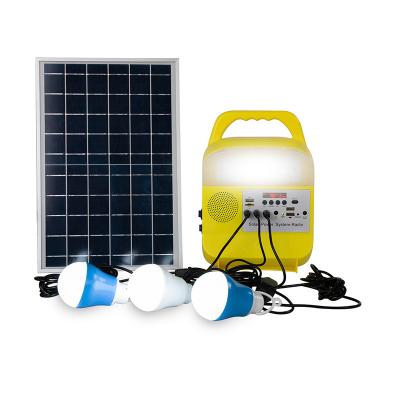 Cina Sistema di illuminazione domestico solare portatile del magnete 10m 3kg con il caricatore del telefono adatto in vendita