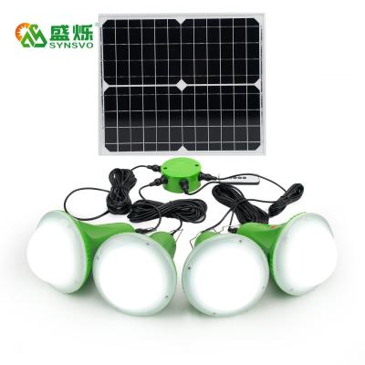 China des Sonnenkollektor-30W Ausgangsbeleuchtungssystem Energie-des System-5200mAh mit Lampen 4PCS LED zu verkaufen