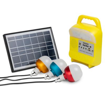 Cina sistema di illuminazione principale pannello solare all'aperto solare portatile di potere del generatore di 5W USB TF in vendita