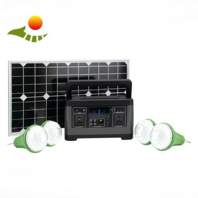 China Painel solar portátil Kit With Battery And Inverter do OEM do ABS à venda