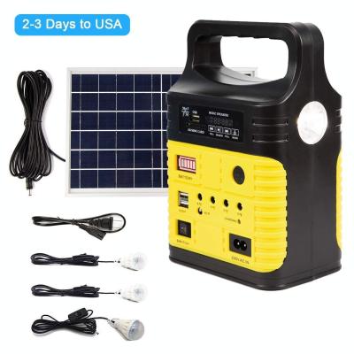 China Solar FM Radio Solar Kit off Grid Solar System 10W Solar Home Light Kit Global Sunrise Lights for sale