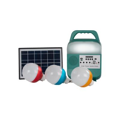 China CB CE Home 5W*3PCS LED Solar Light Kits For Aquaculture Farm for sale